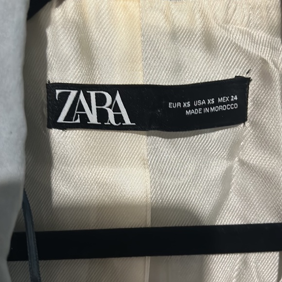 Zara Powder Blue Open Blazer - Picture 7 of 8